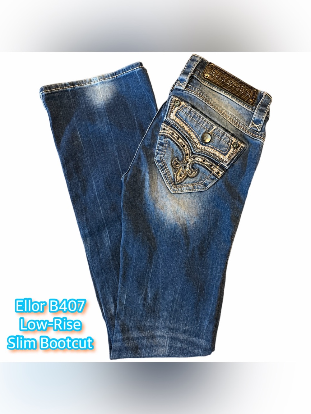 Rock Revival Ellor B407 Women's Bootcut Jeans - Size 24